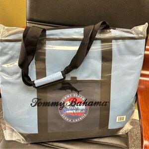 New!! Tommy Bahama Blue and Black Cooler Bag
